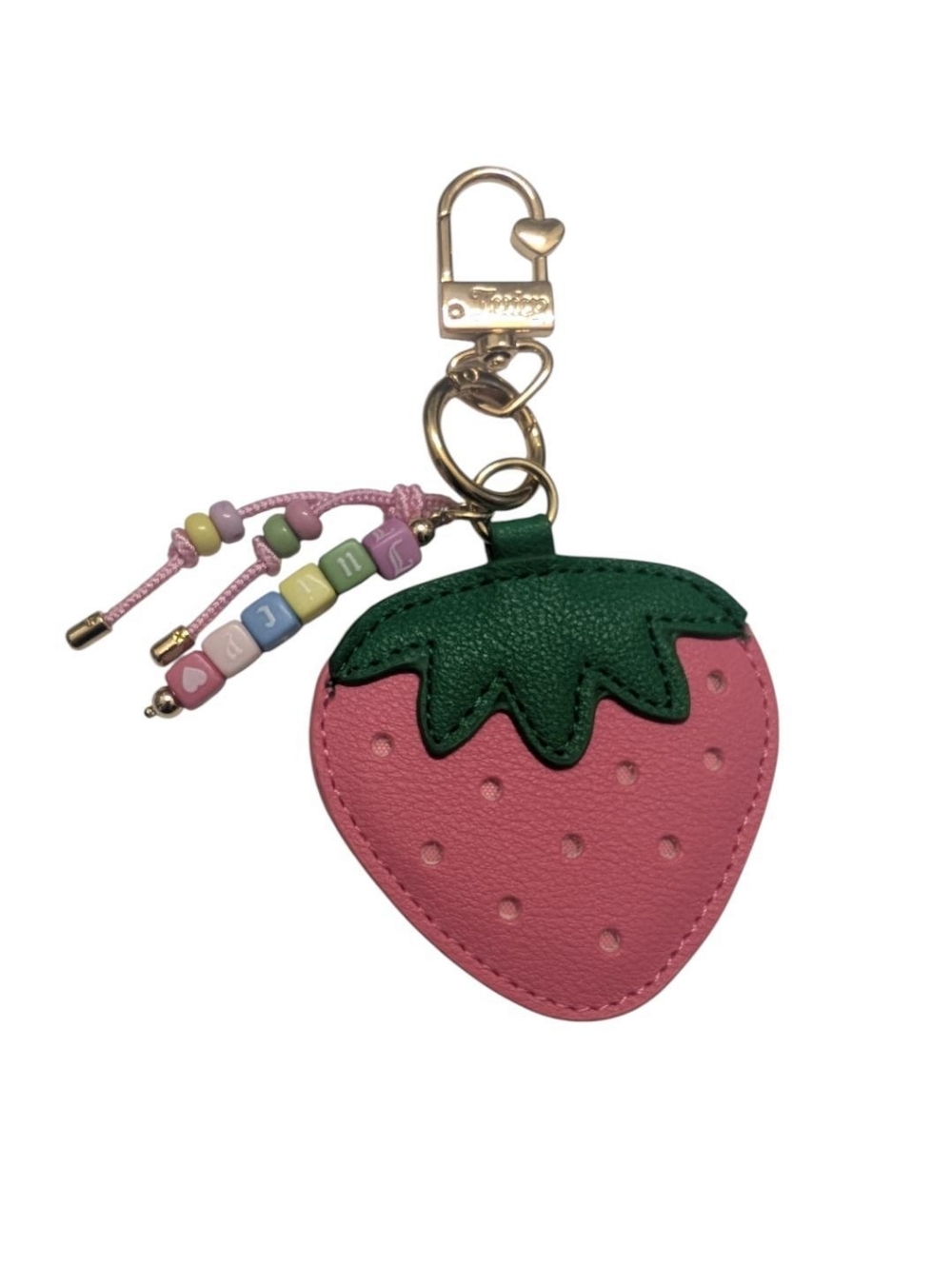 Juicy Couture Strawberry Keychain Bag Charm Set